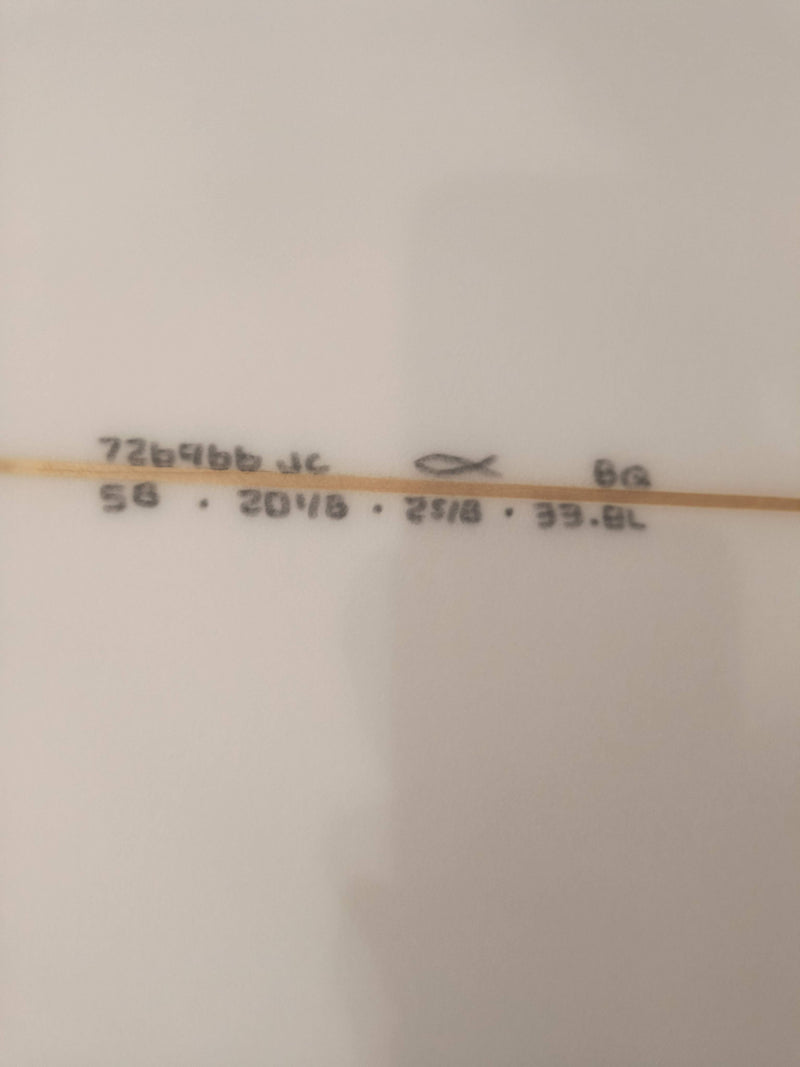 Load image into Gallery viewer, Channel Islands Bobby Quad 5'8 FCSII clear