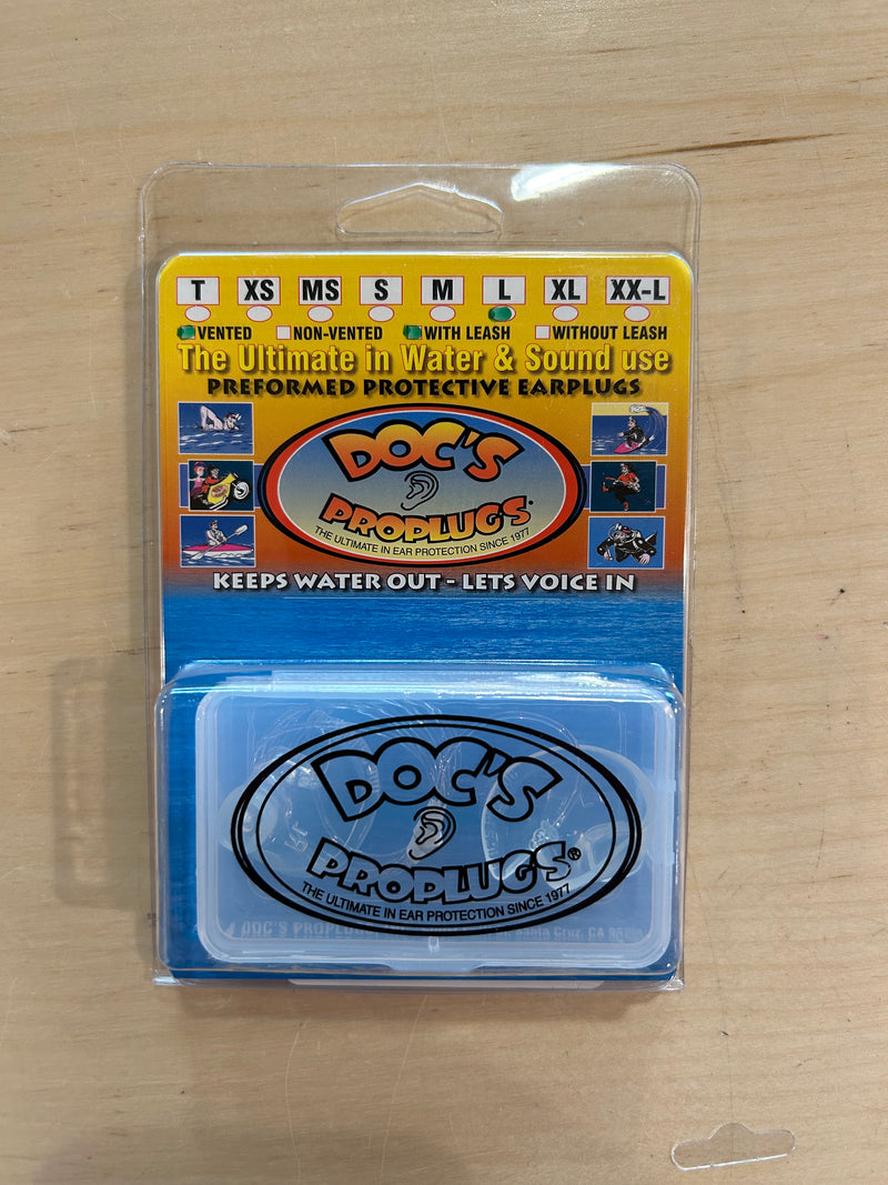 Load image into Gallery viewer, Doc's Proplugs Vented Ear Plugs w/leash