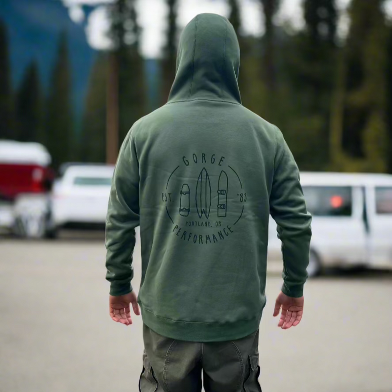 Load image into Gallery viewer, Gorge Performance Crest Hoodie