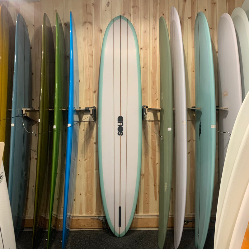 Load image into Gallery viewer, Solid Pinner Triple Stringer 9'6 Single Fin