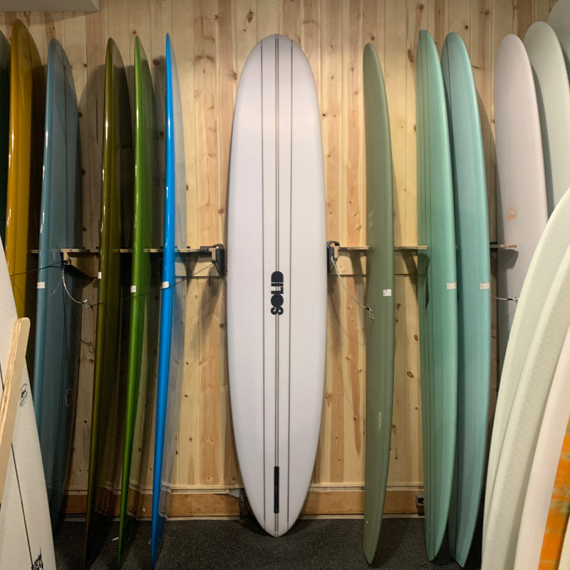 Load image into Gallery viewer, Solid Pinner longboard 9'8 single fin with white tint