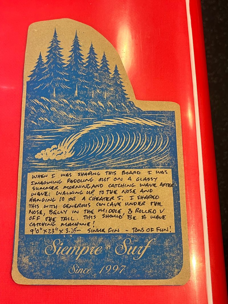 Load image into Gallery viewer, Siempre Single Fin 9'0" NEW