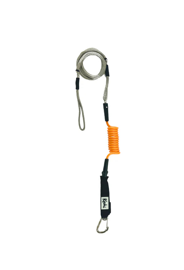 Load image into Gallery viewer, Kaohi INVIZ Leash Original Hybrid for Downwind Foiling - 30" Dyneema Cord