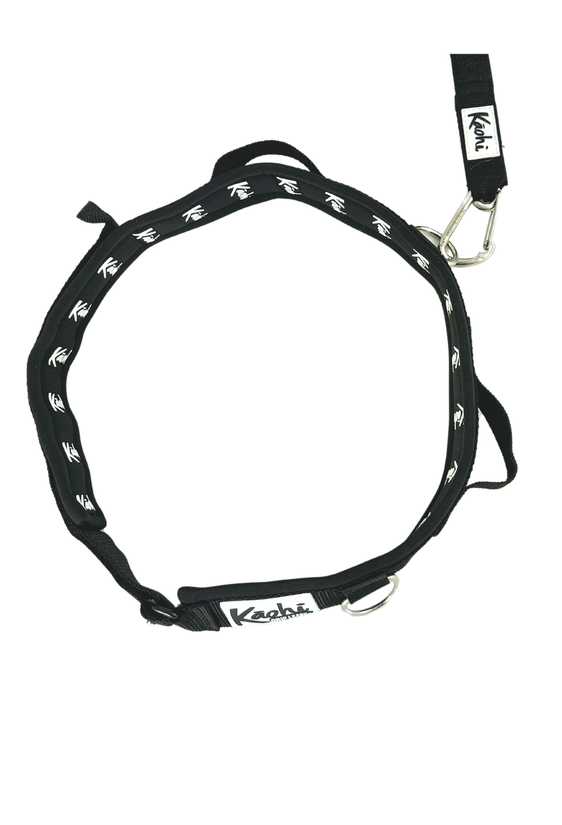 Load image into Gallery viewer, Koahi Padded Black Belt Waist Belt