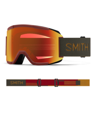 Load image into Gallery viewer, Smith Squad Snow Goggle - Ironwood | ChromaPop Everyday Red Mirror Lens