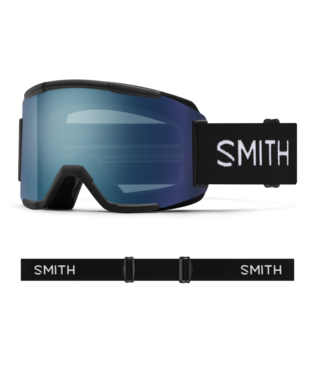 Load image into Gallery viewer, Smith Squad Snow Goggle - Black | ChromaPop Everyday Blue Mirror Lens