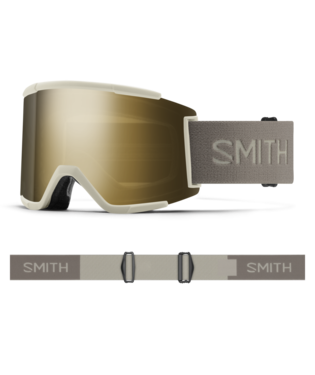 Load image into Gallery viewer, Smith Squad XL Snow Goggle - Chalk | ChromaPop Sun Black Gold Mirror Lens