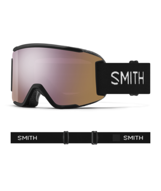 Load image into Gallery viewer, Smith Squad S Snow Goggle - Black | ChromaPop Everyday Rose Gold Mirror Lens