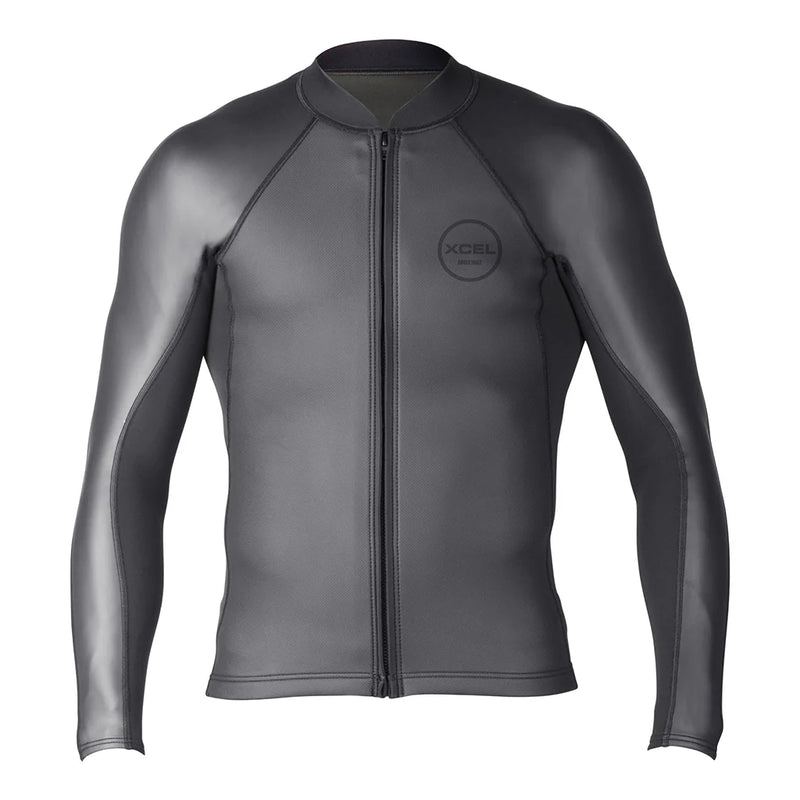 Load image into Gallery viewer, Xcel Axis Sharkskin Long Sleeve Front Zip 2/1mm Jacket