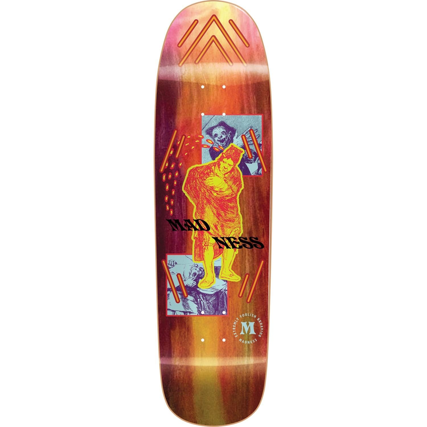 Madness Grasp Deck Orange 9.12 Skateboard Deck – Gorge Performance