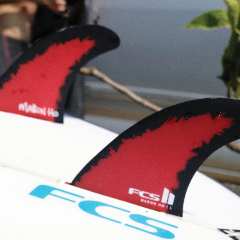 Load image into Gallery viewer, FCS II Mason Ho PC Aircore Tri Fin Set Code Red