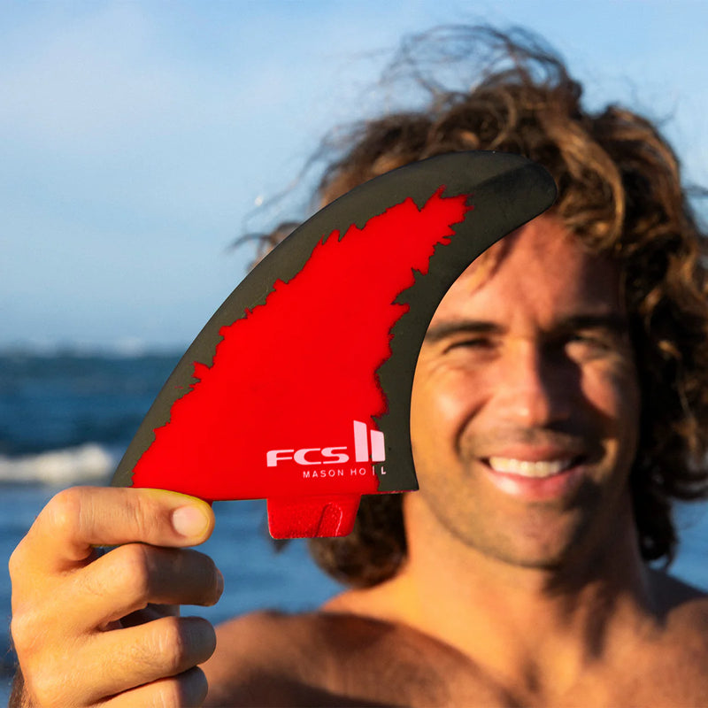 Load image into Gallery viewer, FCS II Mason Ho PC Aircore Tri Fin Set Code Red