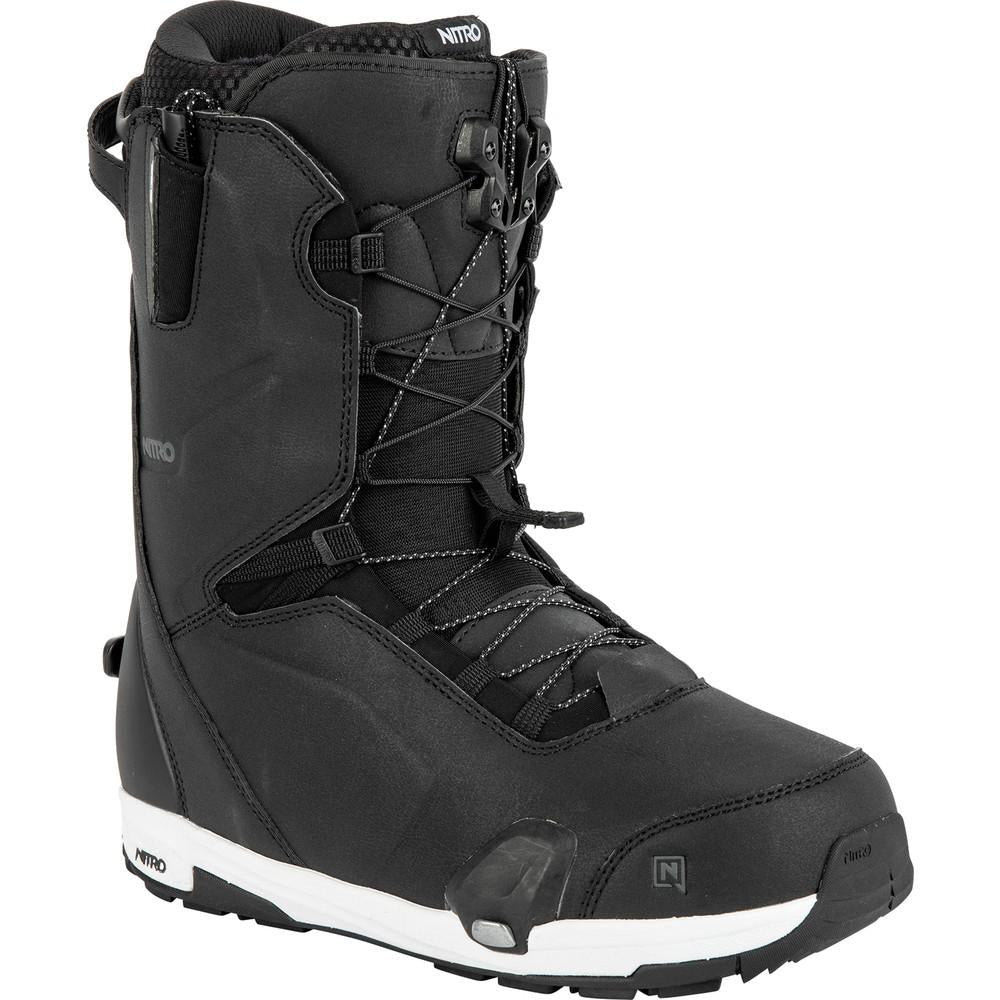 Nitro Profile TLS Step On Snowboard Boot 2023 8.5 Black,Nitro