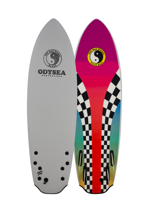 Load image into Gallery viewer, Catch Surf Odysea T&C Surf Designs Bat Tail Quad 5'8 Surfboard