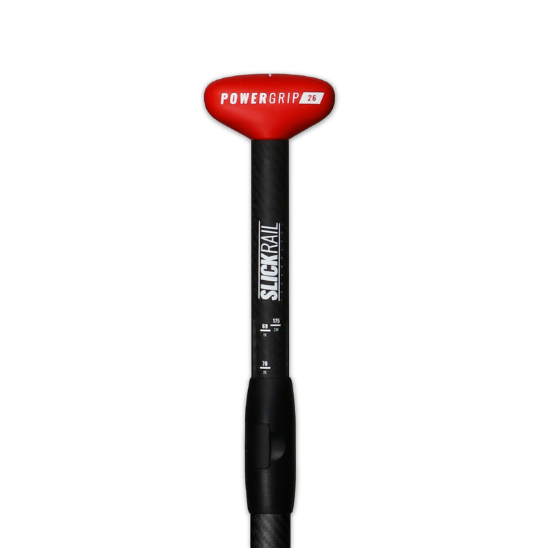 Load image into Gallery viewer, Black Project Lava 2-Piece Adjustable SUP Paddle