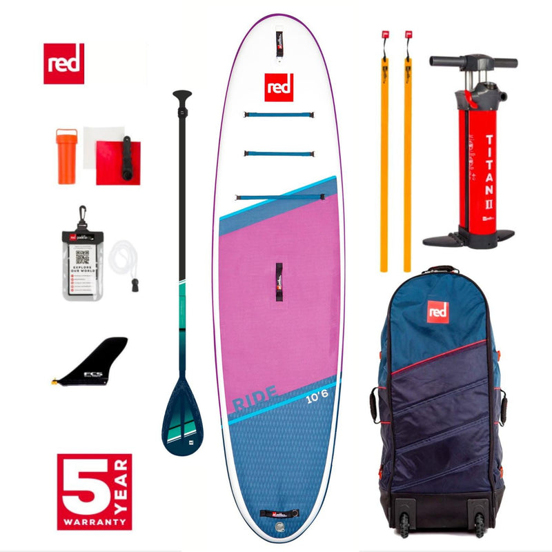 Load image into Gallery viewer, Red Ride 10'6 x 32" Purple Inflatable SUP Package with Paddle