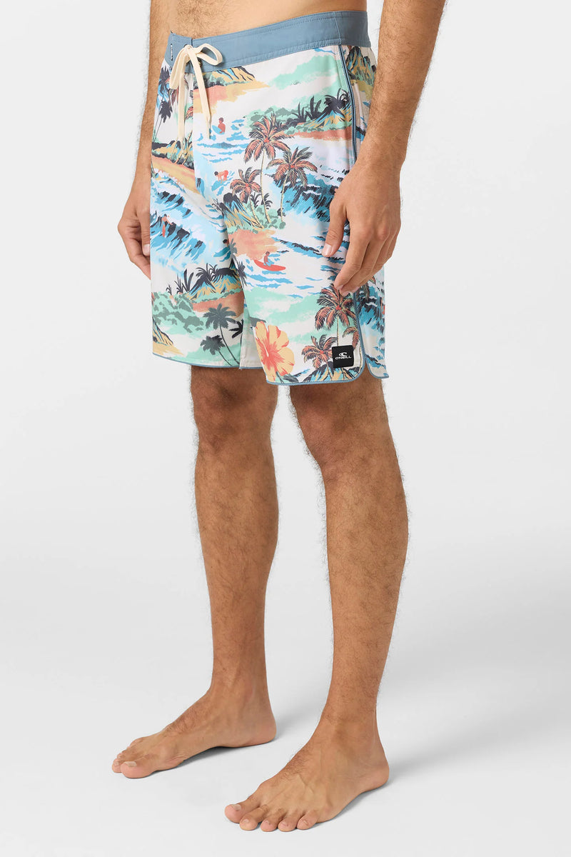 Load image into Gallery viewer, O'Neill Hyperfreak Mysto Scallop 19" Boardshorts