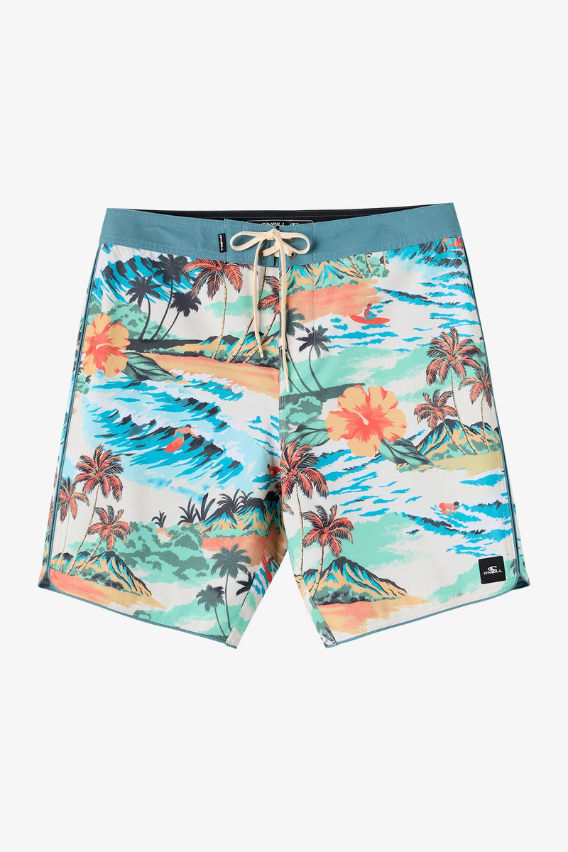 Load image into Gallery viewer, O'Neill Hyperfreak Mysto Scallop 19" Boardshorts