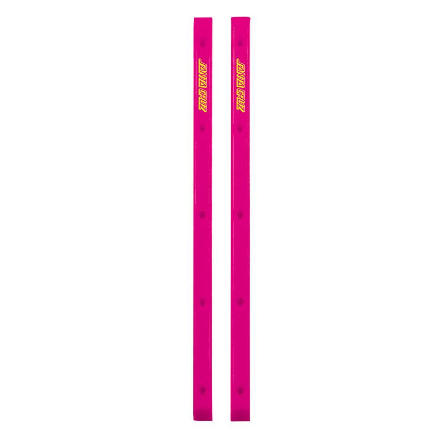 Santa Cruz Slimeline Rails X2 - Rosa: Slitte Per Longboard, Ultra Veloci, Con Viti