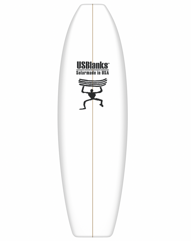 Load image into Gallery viewer, US Blanks 6'5 A Surf Blank Yellow