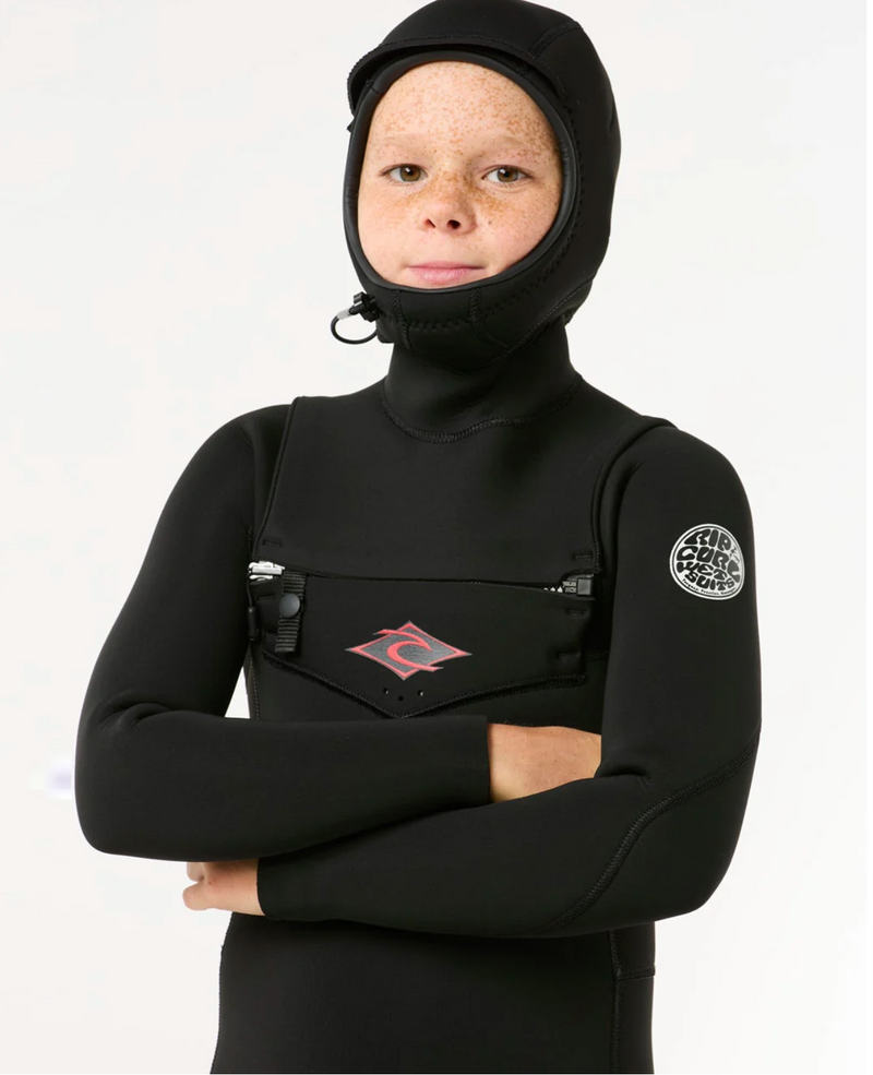 Load image into Gallery viewer, Rip Curl Youth Dawn Patrol 5/4 Hooded