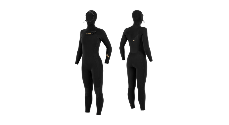Load image into Gallery viewer, Manera Seafarer 5/4/3 Hooded Full Wetsuit Women's