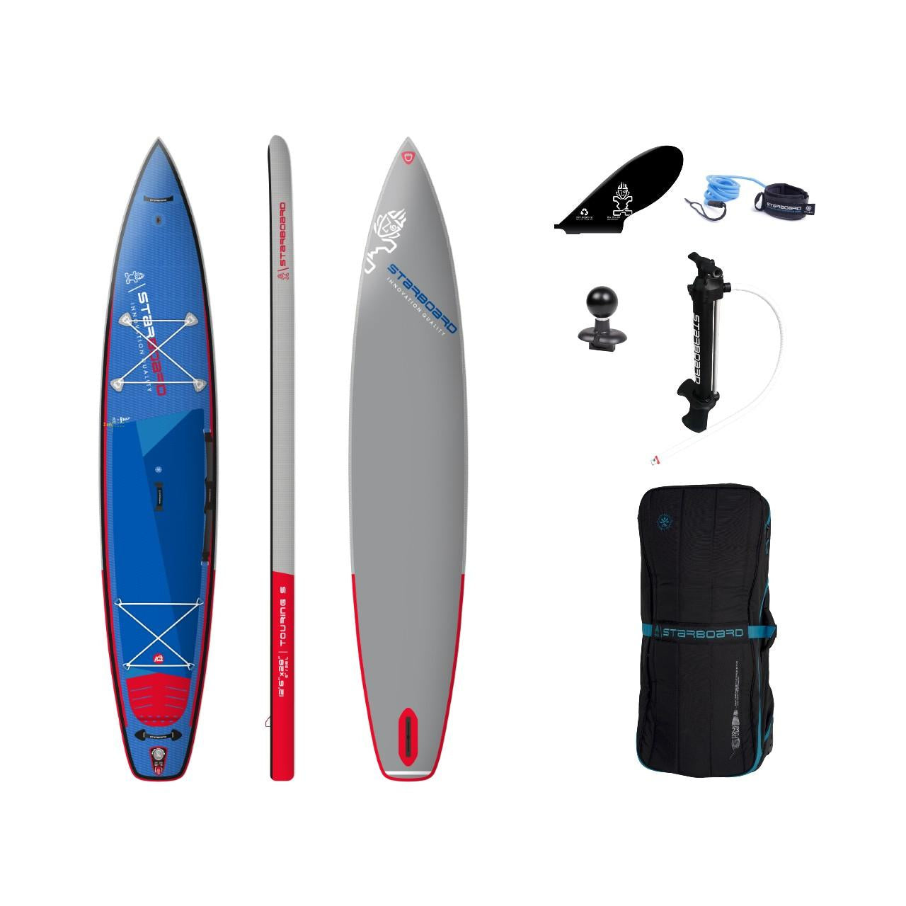 Starboard Touring S Deluxe Single Chamber 12'6 x 28 Inflatable SUP