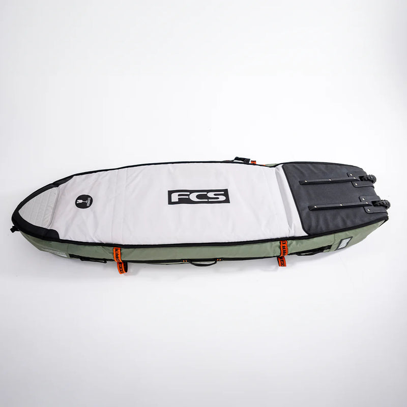 Load image into Gallery viewer, FCS Travel 3 Shortboard/Fish Wheelie Surfboard Bag