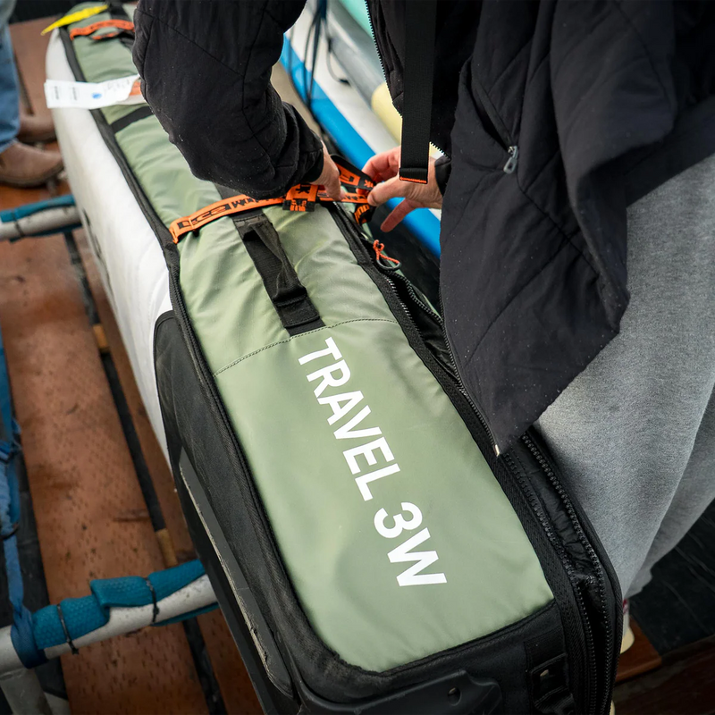 Load image into Gallery viewer, FCS Travel 3 Shortboard/Fish Wheelie Surfboard Bag