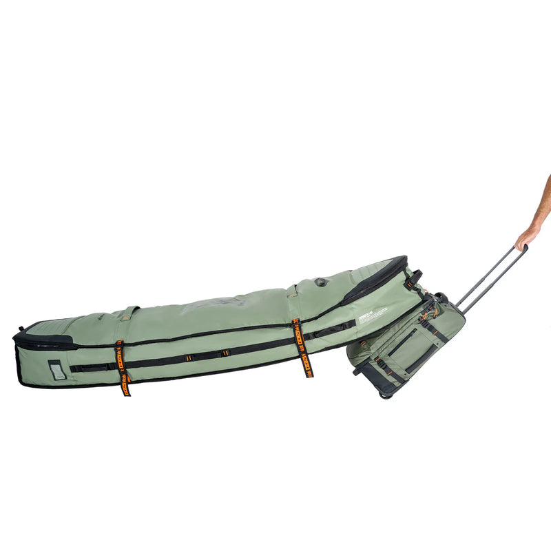 Load image into Gallery viewer, FCS Travel 3 Shortboard/Fish Wheelie Surfboard Bag