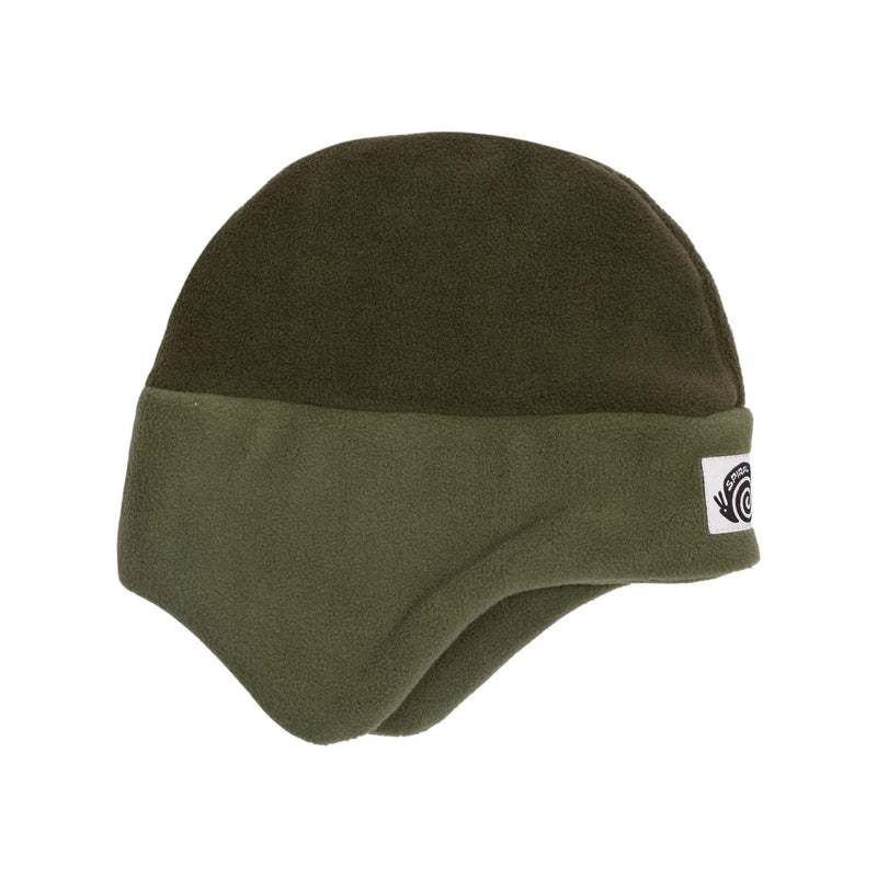 Load image into Gallery viewer, Spiral Wax Co. Valhalla Fleece Earflap Olive
