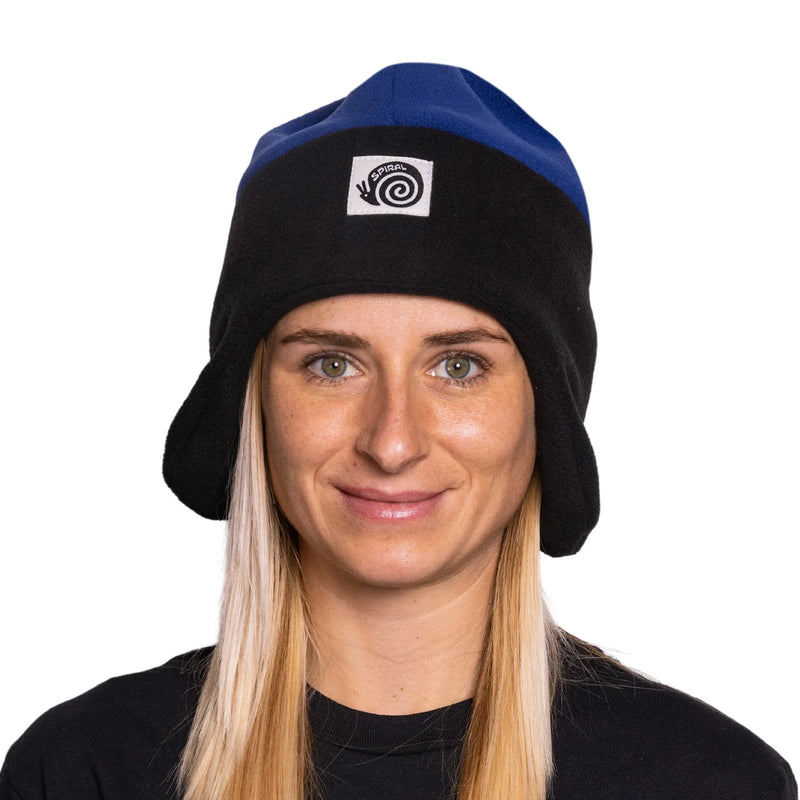Load image into Gallery viewer, Spiral Wax Co. Valhalla Fleece Earflap Blue