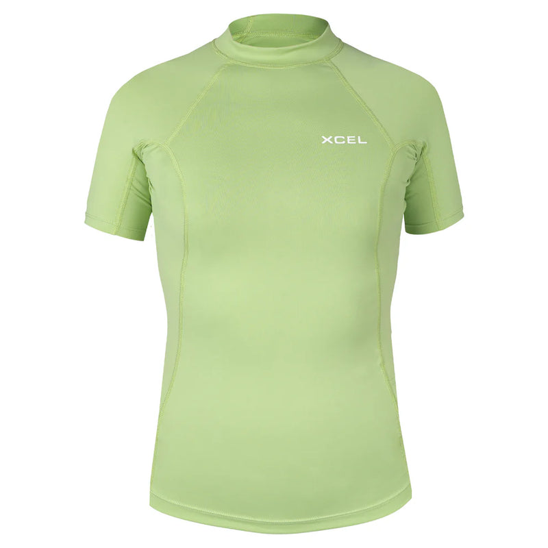 Load image into Gallery viewer, Xcel Girls Premium Stretch Solid Short Sleeve Performance Fit UV Top