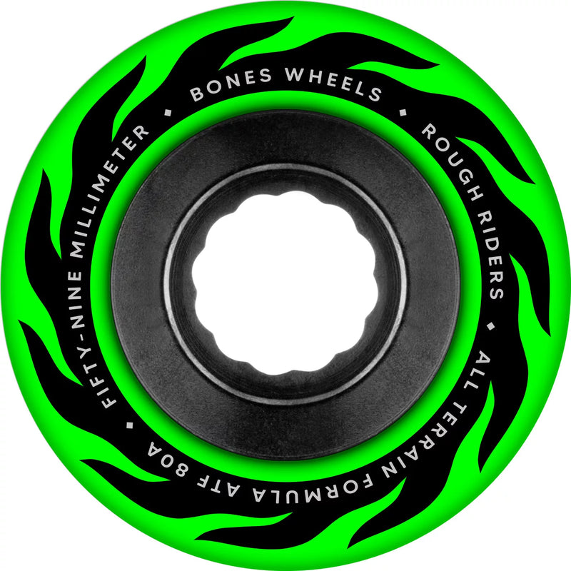 Load image into Gallery viewer, Bones ATF Rough Rider 59mm 80A Skateboard Wheels