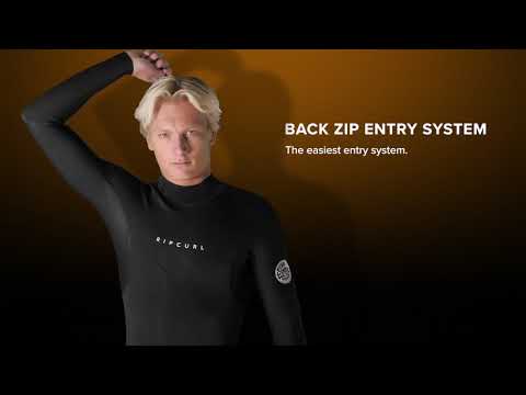 Load and play video in Gallery viewer, Rip Curl Dawn Patrol 4/3 Back Zip Wetsuit