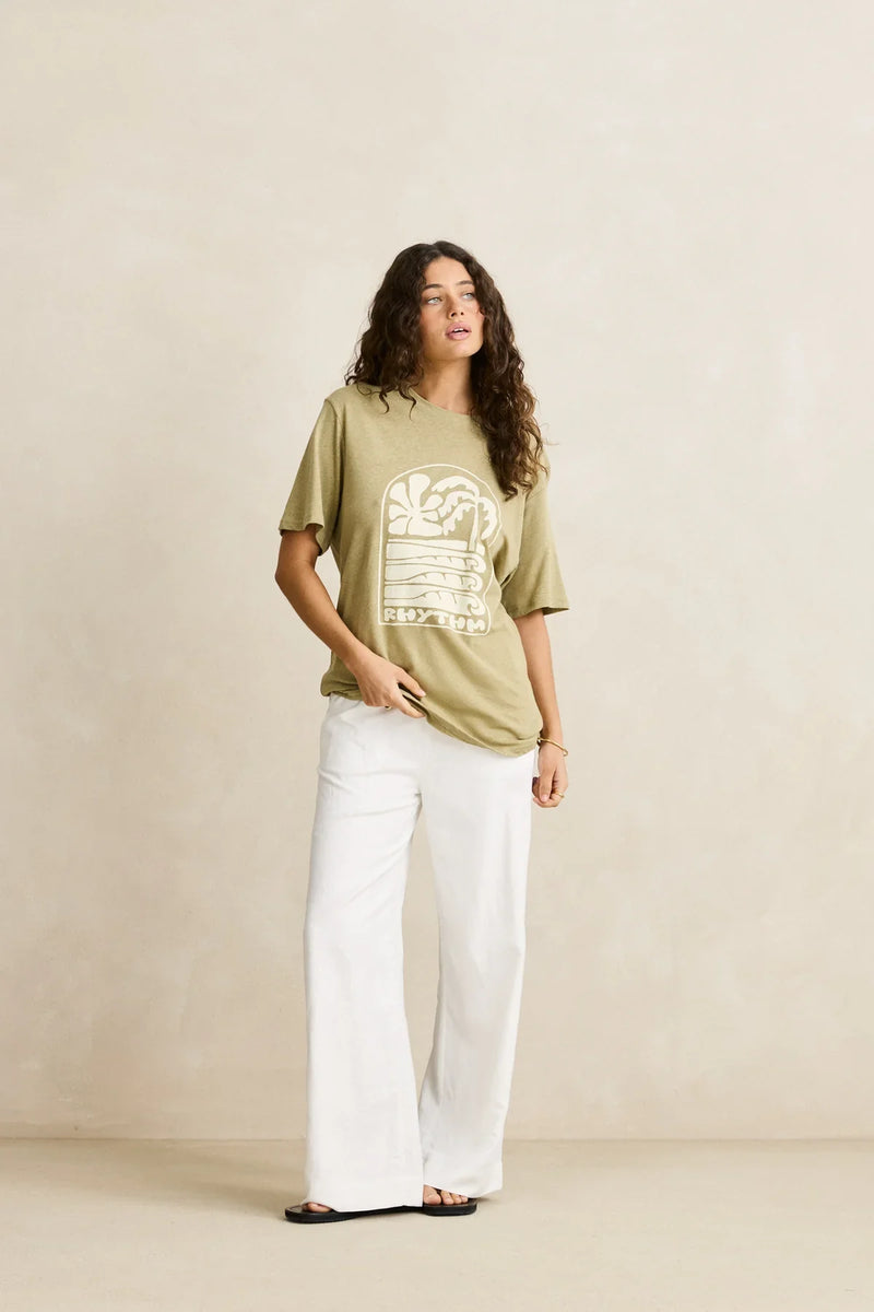 Load image into Gallery viewer, Rhythm Palm and Sun Oversized T-Shirt