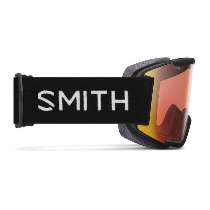 Load image into Gallery viewer, Smith Squad Snow Goggle - Black | ChromaPop Pro Photochromic Red Mirror Lens