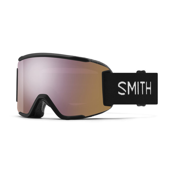 Load image into Gallery viewer, Smith Squad S Snow Goggle - Black | ChromaPop Everyday Rose Gold Mirror Lens