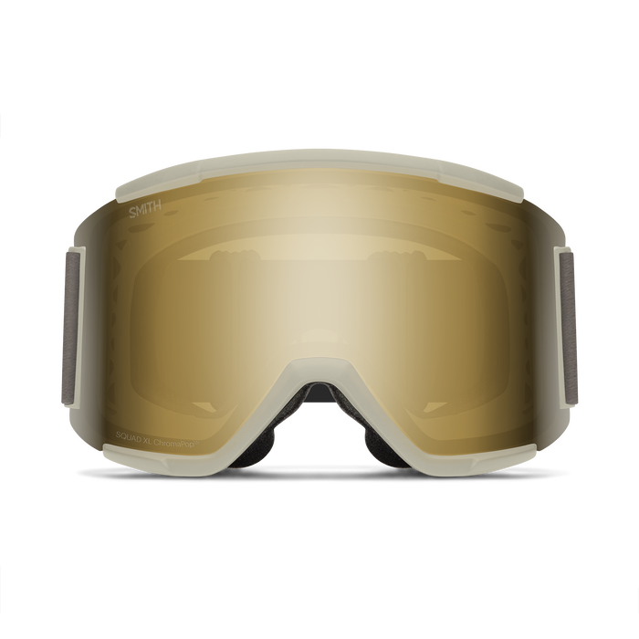 Load image into Gallery viewer, Smith Squad XL Snow Goggle - Chalk | ChromaPop Sun Black Gold Mirror Lens