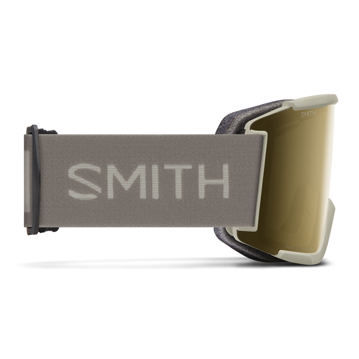 Load image into Gallery viewer, Smith Squad XL Snow Goggle - Chalk | ChromaPop Sun Black Gold Mirror Lens