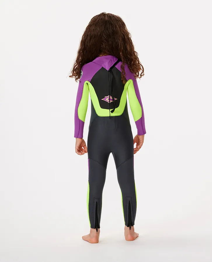 Load image into Gallery viewer, Rip Curl Groms Omega 4/3 Back Zip Full Wetsuit
