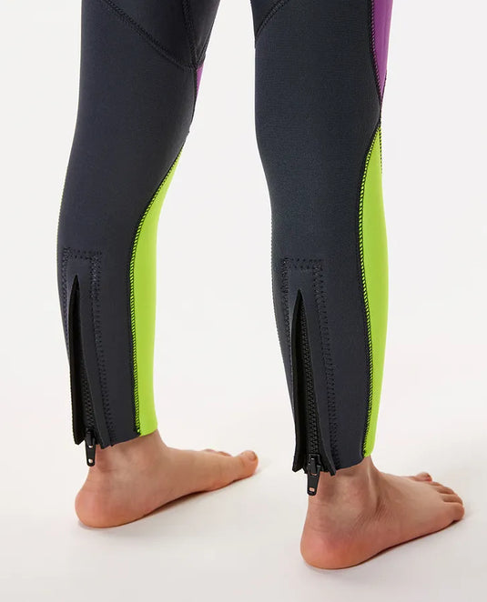 Rip Curl Groms Omega 4/3 Back Zip Full Wetsuit