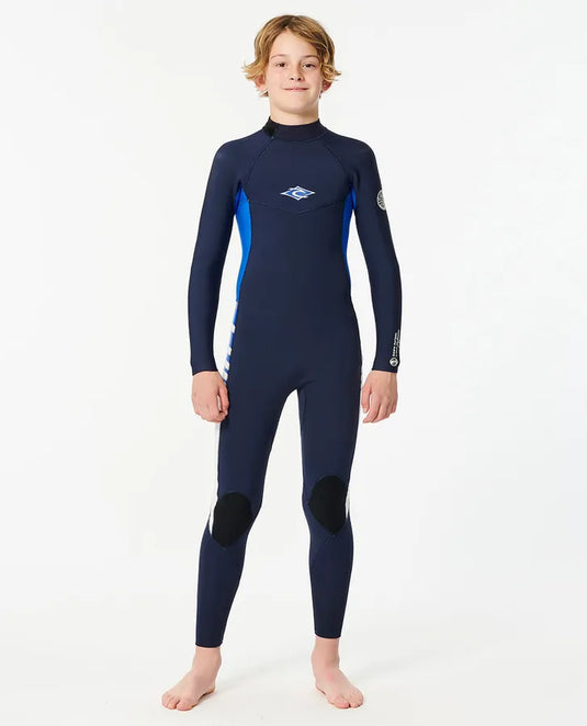 Rip Curl Junior Dawn Patrol 4/3 Back Zip Full Wetsuit