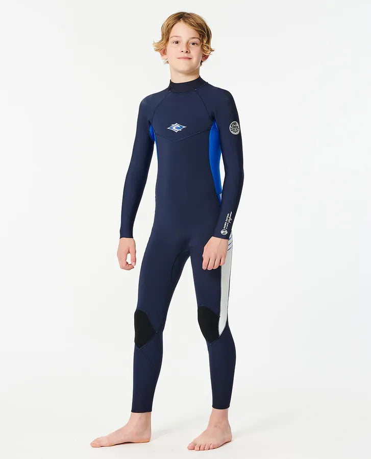 Load image into Gallery viewer, Rip Curl Junior Dawn Patrol 4/3 Back Zip Full Wetsuit
