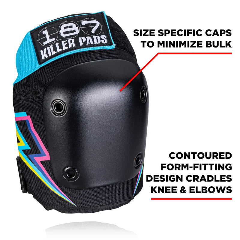 Load image into Gallery viewer, 187 Killer Pads Kids 6 Pack Electric Bolt
