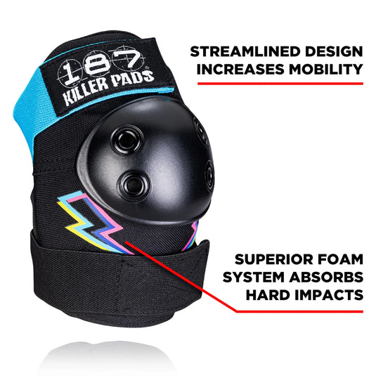 187 Killer Pads Kids 6 Pack Electric Bolt