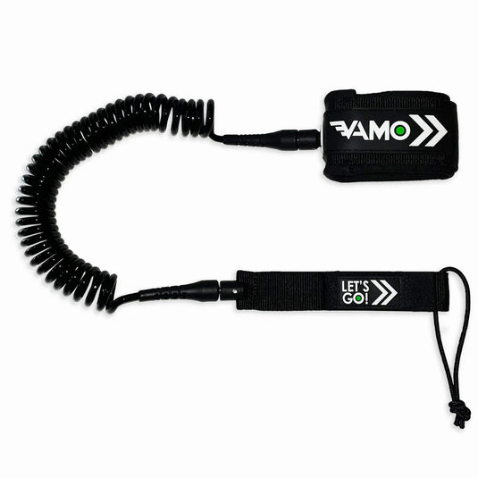 Vamo Foil 7mm Calf Leash Black