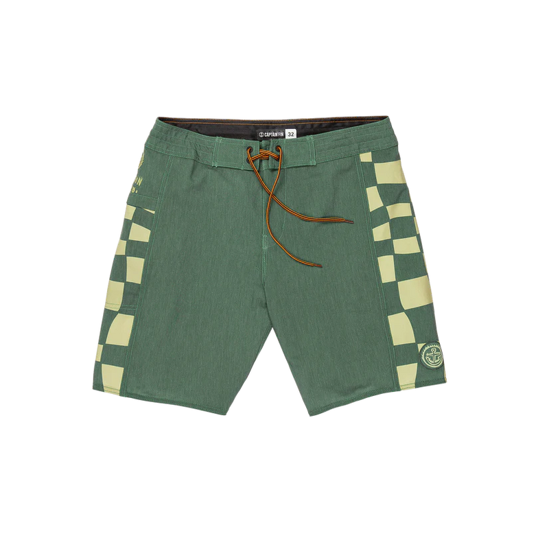Load image into Gallery viewer, Captain Fin Keyhole Fire Check Boardshort

