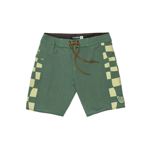 Captain Fin Keyhole Fire Check Boardshort