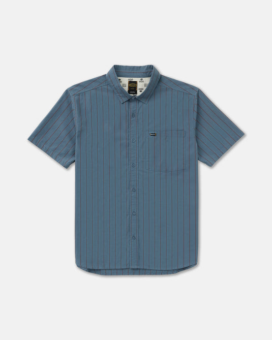 RVCA Dayshift Workwear Stripe SS